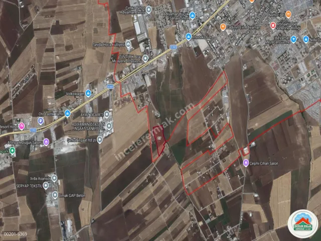 Adıyaman Altınşehirde Satılık 10 dönüm Yatırımlık Tarla