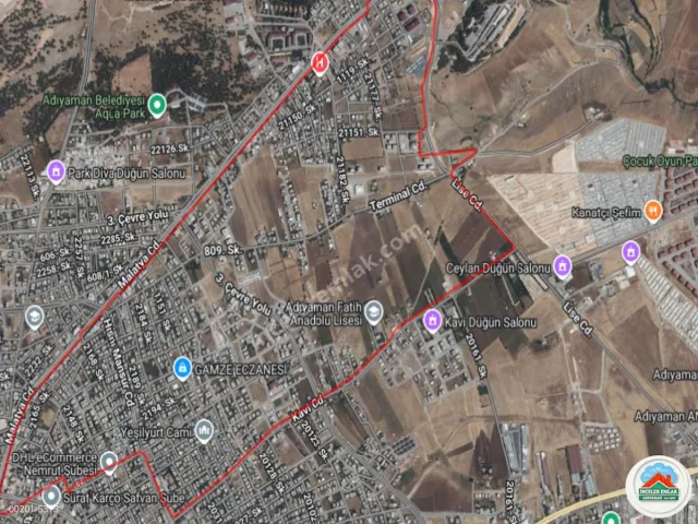 Adıyaman Yeşilyurt Mahallesinde Malatya Cad Güneyinde Tarla