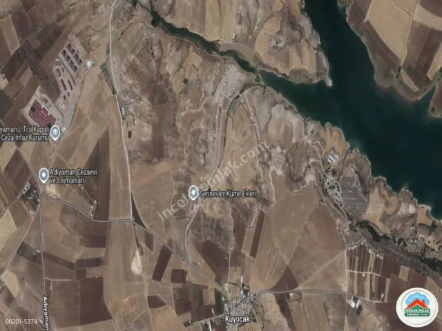 Adıyaman Tecirde Baraj Manzaralı 500M2 BAĞ EVİ YERİ