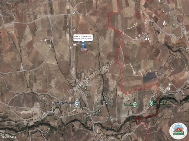 Adıyaman İnderede Satılık 1520m2 Verimli Arazi