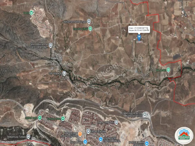 Adıyaman İnderede Satılık 1520m2 Verimli Arazi