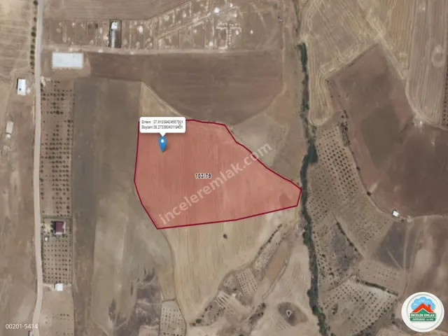 Adıyaman İnderede Satılık 20 Dönüm Yatırımlık Tarla
