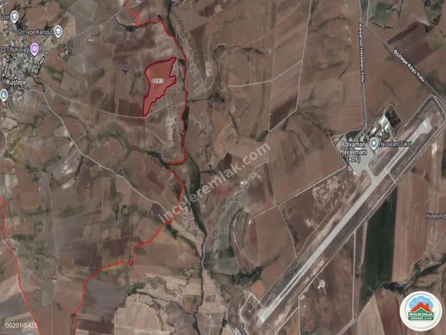 Adıyaman Kuştepe Köyünde Satılık 86 Dönüm Sulu Arazi