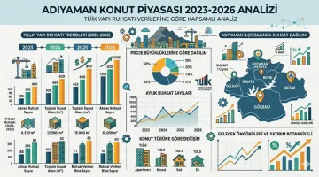 Adıyaman Konut Piyasası 2023–2026: TÜİK Yapı Ruhsatı Verileriyle Kapsamlı Analiz
