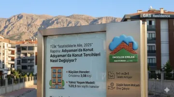 TÜİK Aile 2025 Raporu: Adıyaman'da Konut Tercihleri Değişiyor