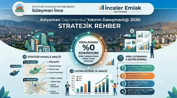 Adıyaman Gayrimenkul Yatırım Danışmanlığı 2026 | İnceler Emlak®