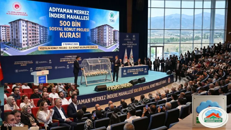 Adıyaman TOKİ 500 Bin Sosyal Konut Kura Sonuçları ve Emlak Piyasasına Etkileri