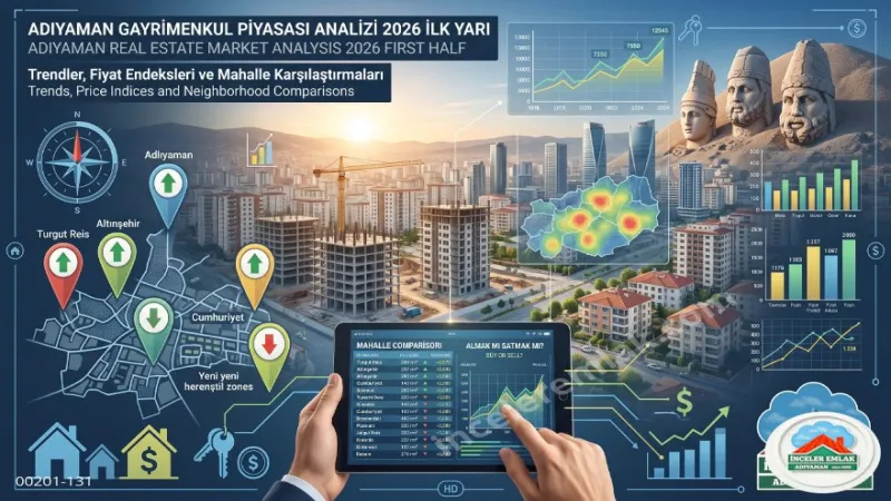 Adıyaman Gayrimenkul Piyasası 2026 İlk Yarı Analizi | İnceler Emlak