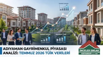 Adıyaman Emlak Analizi: TÜİK Temmuz 2026 Konut Satış Verileri